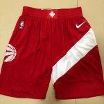 NBA 2019 Toronto Raptors earned shorts Rouge imprimé